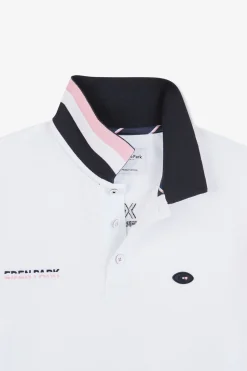 Sale Poo Coorbock Roe En Coton Pique A Broderie Xv De France Homme Polos
