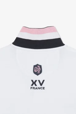 Sale Poo Coorbock Roe En Coton Pique A Broderie Xv De France Homme Polos