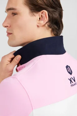 Best Poo Coorbock Roe En Coton Pique A Broderie Xv De France Homme Polos