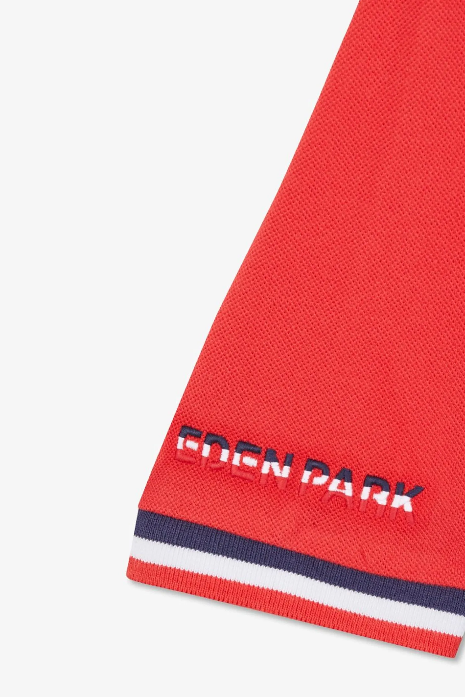 Sale Poo Coorbock Rouge En Coton Pique A Broderie Xv De France Homme Polos