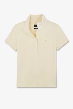 Sale Poo Ecru anche Courte En Coton Pia Femme Polos