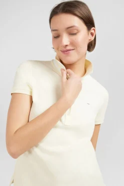 Sale Poo Ecru anche Courte En Coton Pia Femme Polos