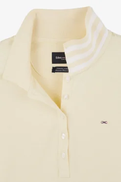 Sale Poo Ecru anche Courte En Coton Pia Femme Polos