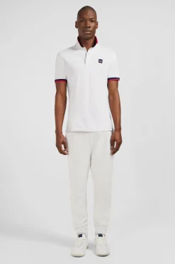 Outlet Poo Gri A Detai Tricoore Homme Polos