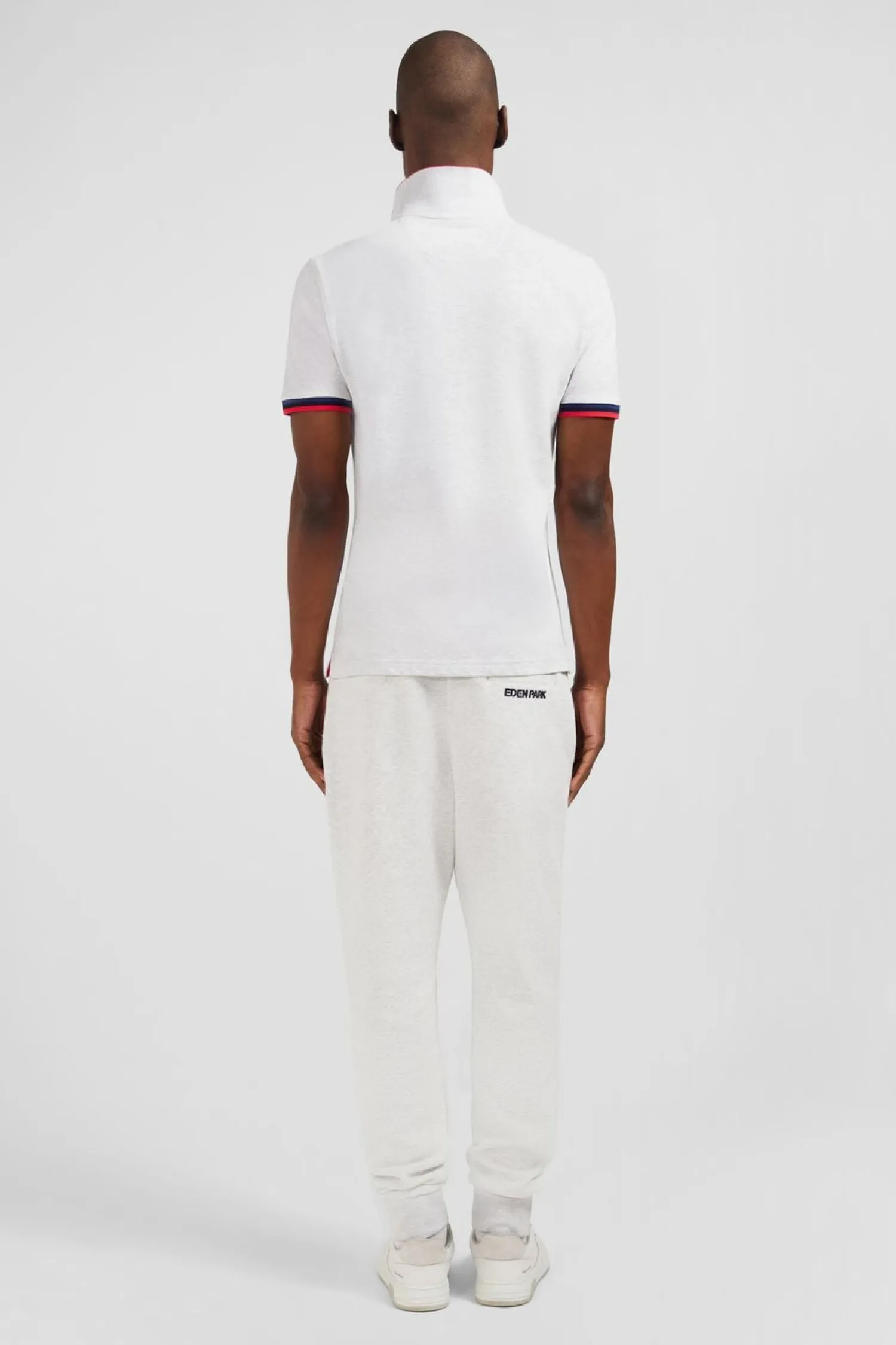 Outlet Poo Gri A Detai Tricoore Homme Polos