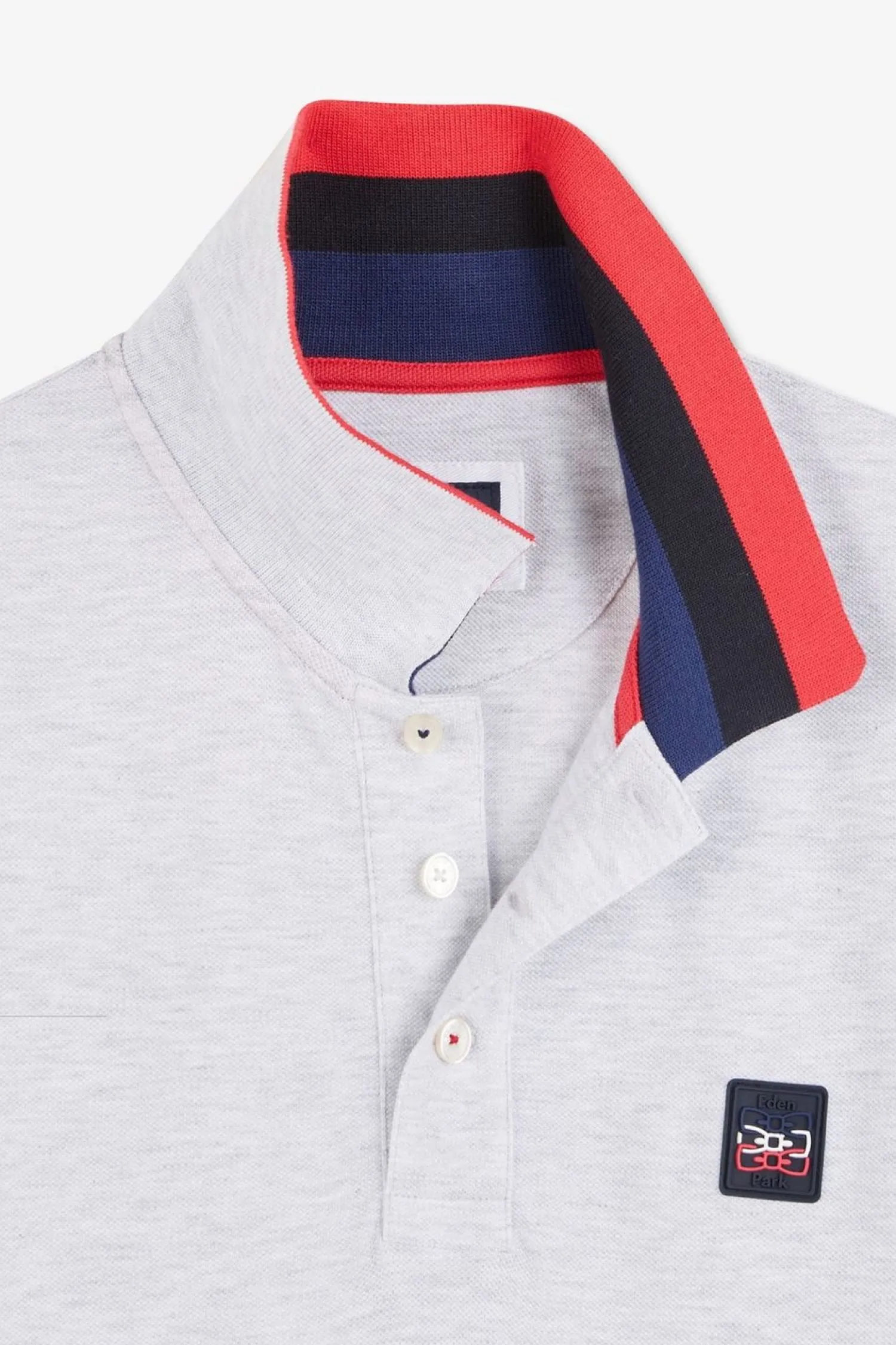 Outlet Poo Gri A Detai Tricoore Homme Polos