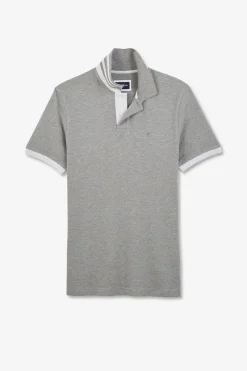 Hot Poo Gri A anche Courte Homme Polos