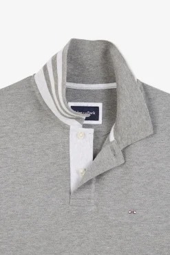 Hot Poo Gri A anche Courte Homme Polos