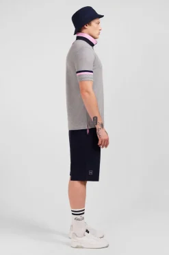 Hot Poo Gri A anche Courte Homme Polos