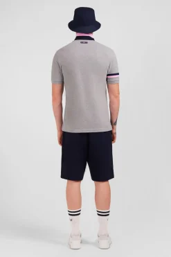 Hot Poo Gri A anche Courte Homme Polos