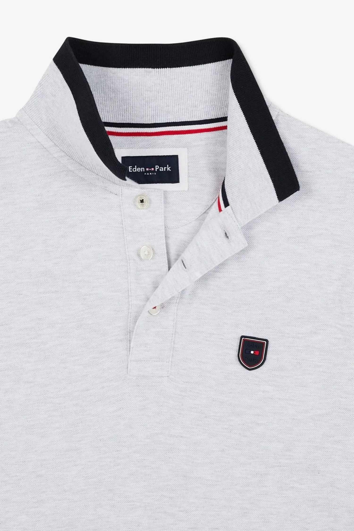 Poo Gri Chine anche Courte Homme Polos