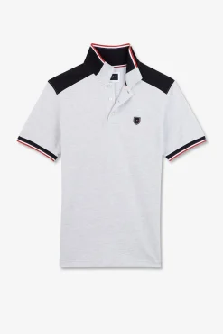 Poo Gri Coorbock anche Courte Homme Polos