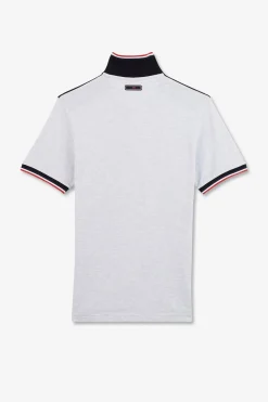 Poo Gri Coorbock anche Courte Homme Polos