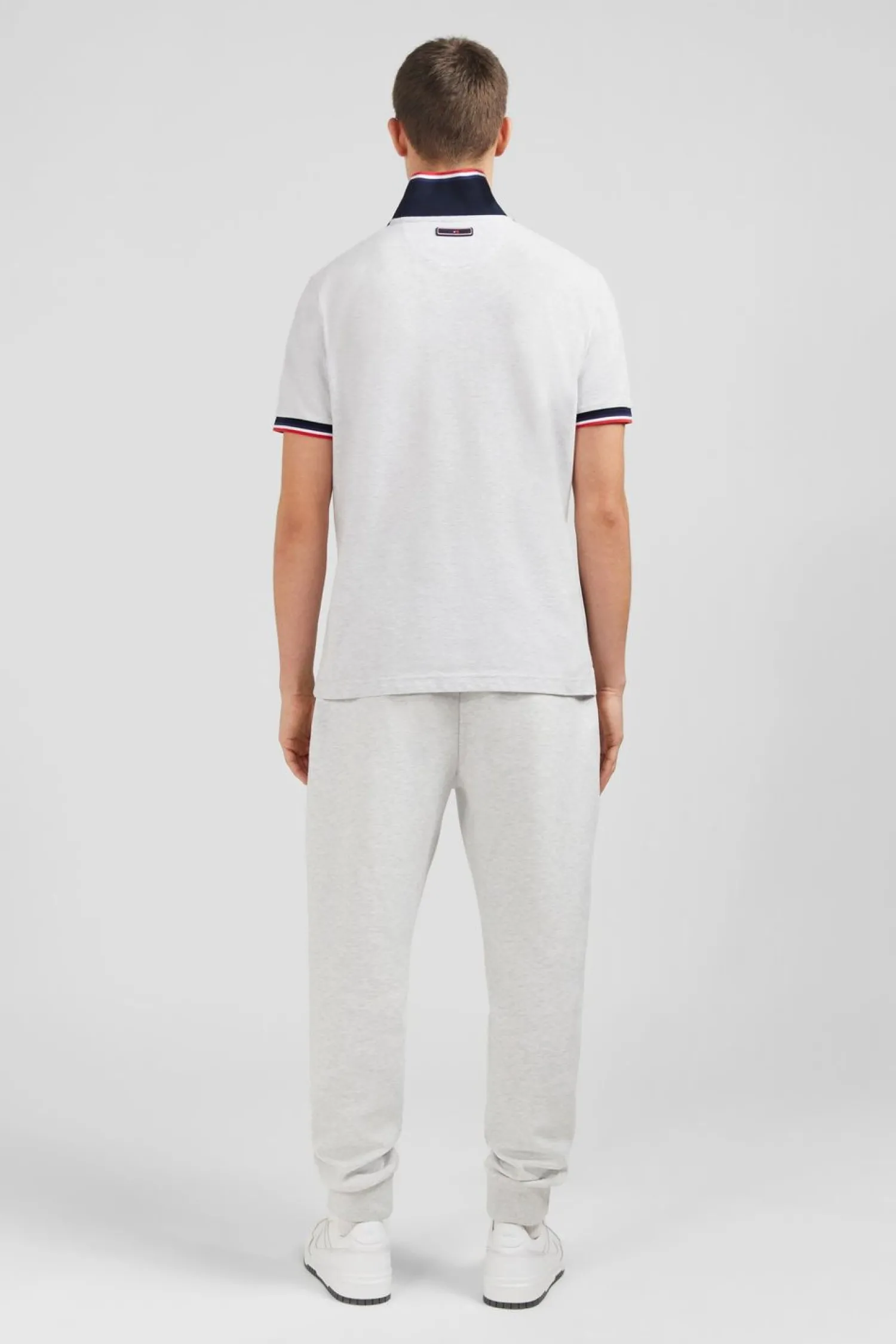 Poo Gri Coorbock anche Courte Homme Polos