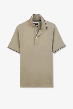 Best Poo Kaki En Coton Pia Homme Polos