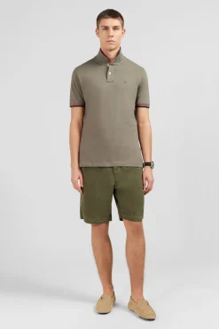 Outlet Poo Kaki En Coton Pia Homme Polos