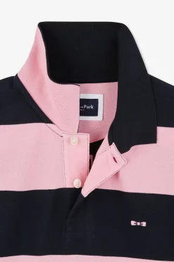 Hot Poo anche Courte Cerce arine Et Roe En Pique Coton Homme Polos