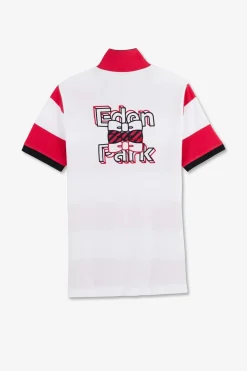 New Poo anche Courte Cerce Rouge En Pique Coton Homme Polos