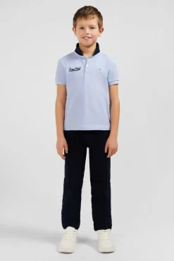Clearance Polo Manches Courtes Ciel En Pique Coton Enfant Enfant