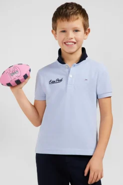 Clearance Polo Manches Courtes Ciel En Pique Coton Enfant Enfant