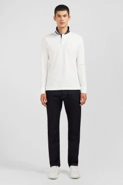 Outlet Poo anche ongue Banc En Coton Avec Co Contrate Homme Polos