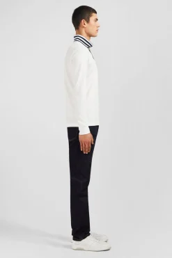 Outlet Poo anche ongue Banc En Coton Avec Co Contrate Homme Polos