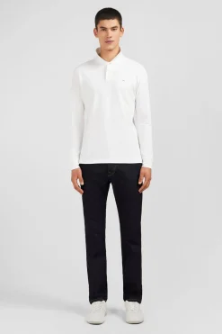 Outlet Poo anche ongue Banc Uni En Pique De Coton tretch Homme Polos