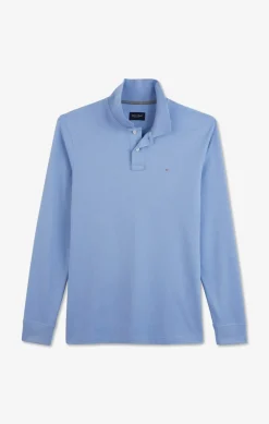Clearance Poo anche ongue Beu Uni En Pique De Coton tretch Homme Polos