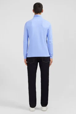 Clearance Poo anche ongue Beu Uni En Pique De Coton tretch Homme Polos