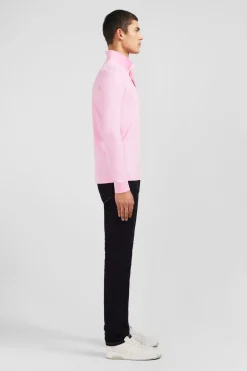 New Poo anche ongue Roe Uni En Pique De Coton tretch Homme Polos