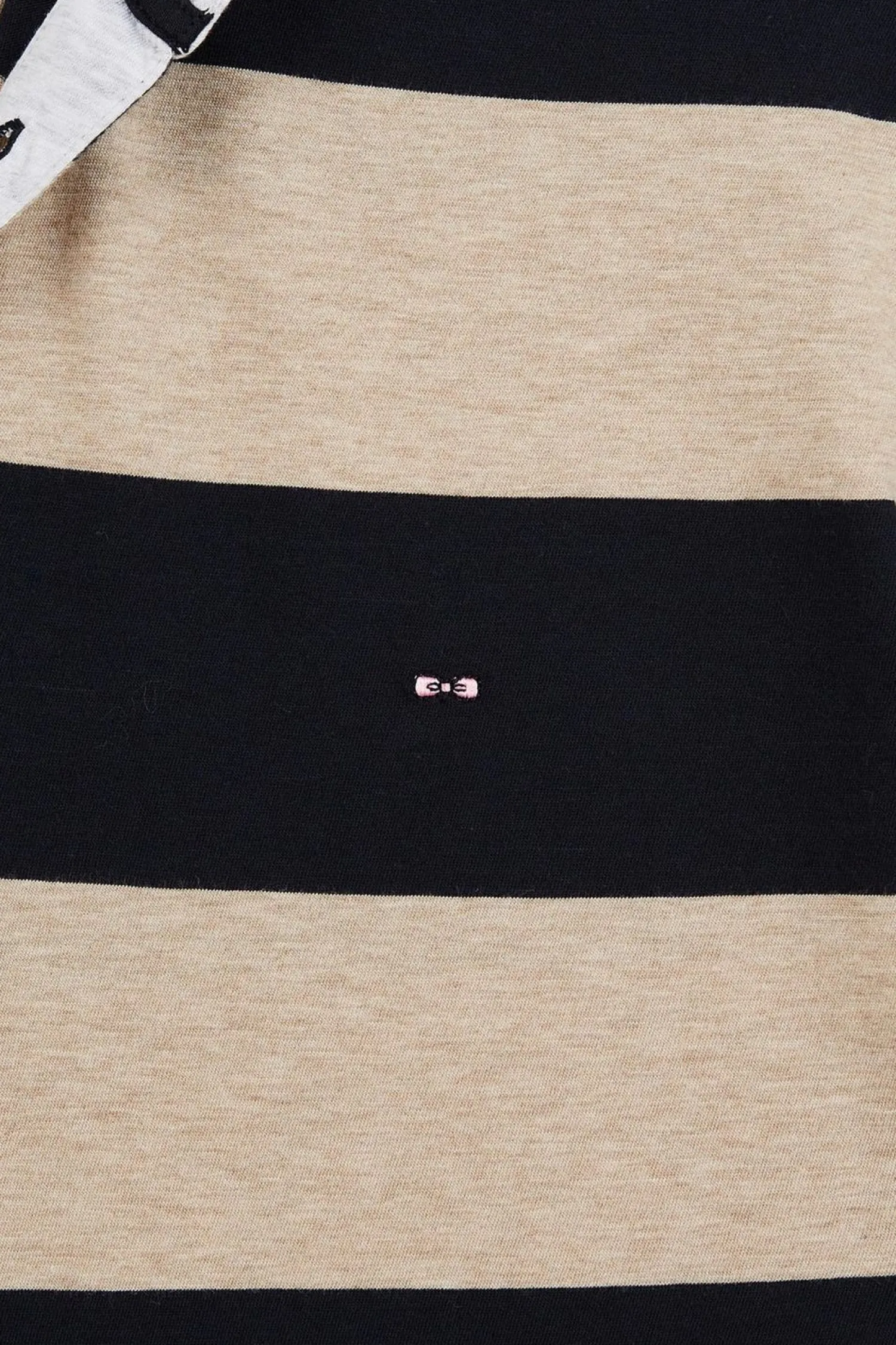 Online Poo Raye Beige A anche Courte Homme Polos