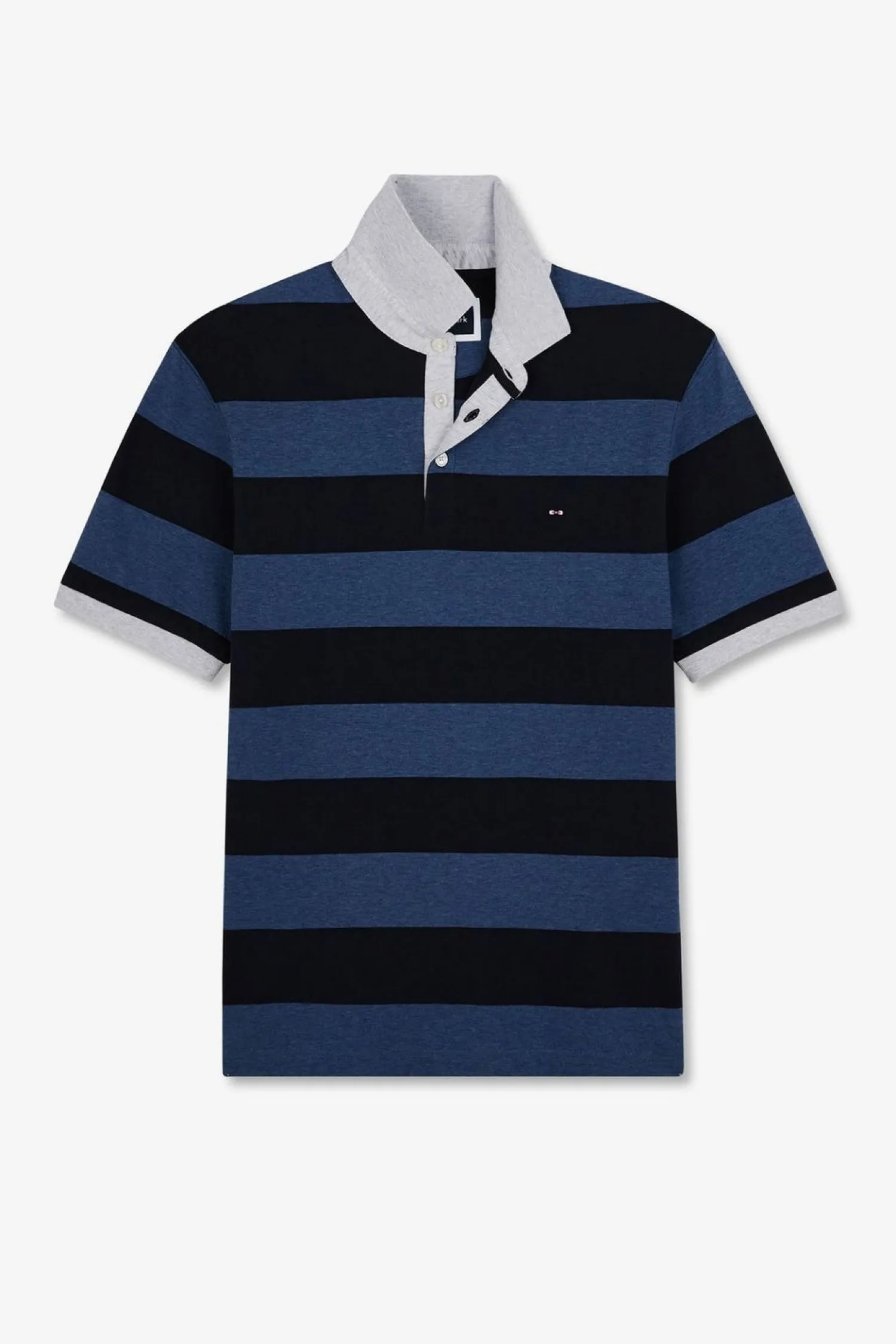 Best Poo Raye Beu A anche Courte Homme Polos