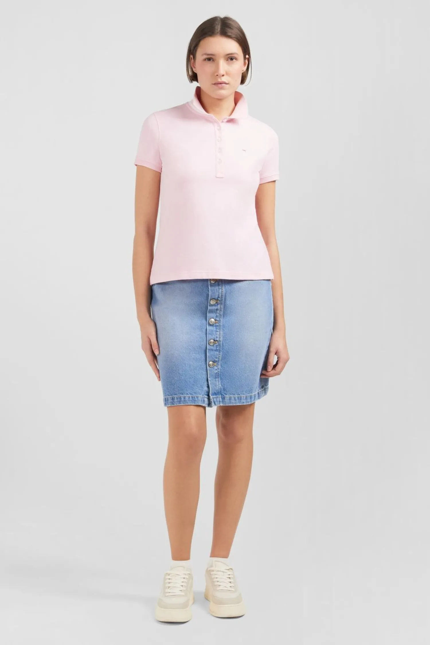 New Poo Roe anche Courte En Coton Pia Femme Polos