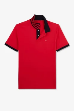 Sale Poo Rouge anche Courte Homme Polos