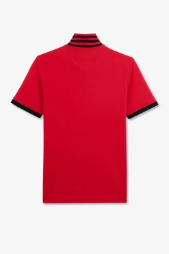Sale Poo Rouge anche Courte Homme Polos