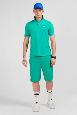 Sale Poo Vert A anche Courte Homme Polos