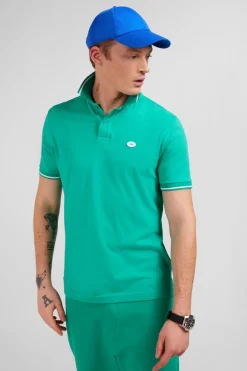 Sale Poo Vert A anche Courte Homme Polos