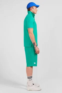 Sale Poo Vert A anche Courte Homme Polos