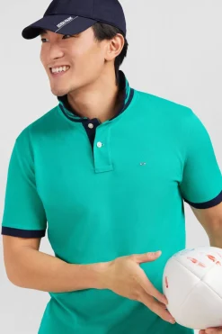 Online Poo Vert anche Courte Homme Polos