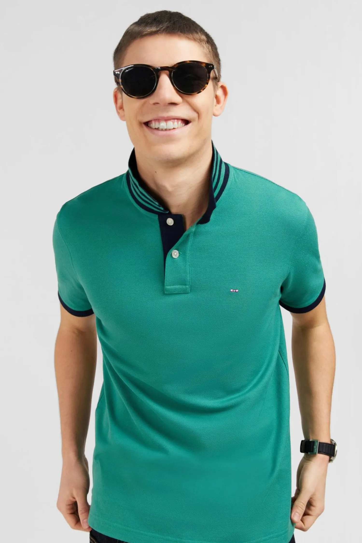 Sale Poo Vert anche Courte Homme Polos