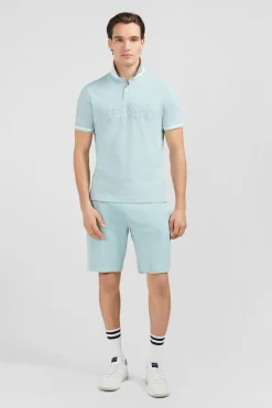 Hot Poo Vert anche Courte Uni Homme Polos
