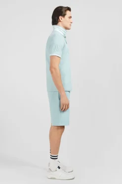 Hot Poo Vert anche Courte Uni Homme Polos