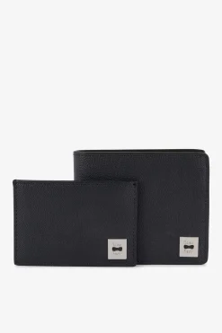 Clearance Porte Carte Et Portefeuille Italien Bleu Marine Homme Portes-Cartes