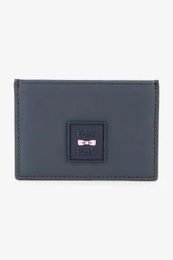 New Porte-Carte Gomme Bleu Fonce Homme Portes-Cartes
