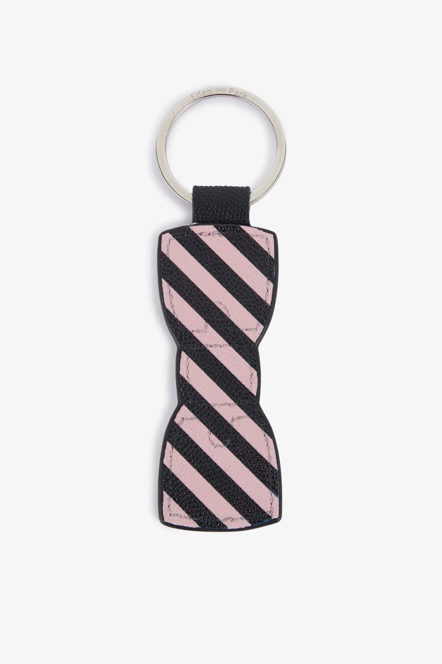 Sale Porte-Cles A Rayures Forme Noeud Papillon Homme Portes-Clefs