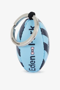 Sale Porte-Cles Ballon De Rugby Bleu Cercle Et Serigraphie Homme Portes-Clefs