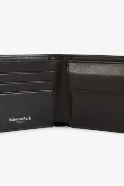 Outlet Portefeuille Italien Marine A Details Tricolores Homme Portefeuilles