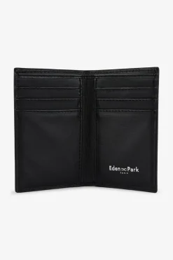 Outlet Porte Feuille Noir En Cuir Homme Portefeuilles