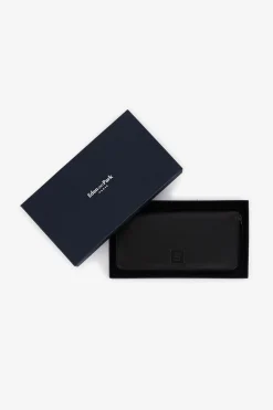 Online Portefeuille Noir Rectangulaire En Cuir Homme Portefeuilles