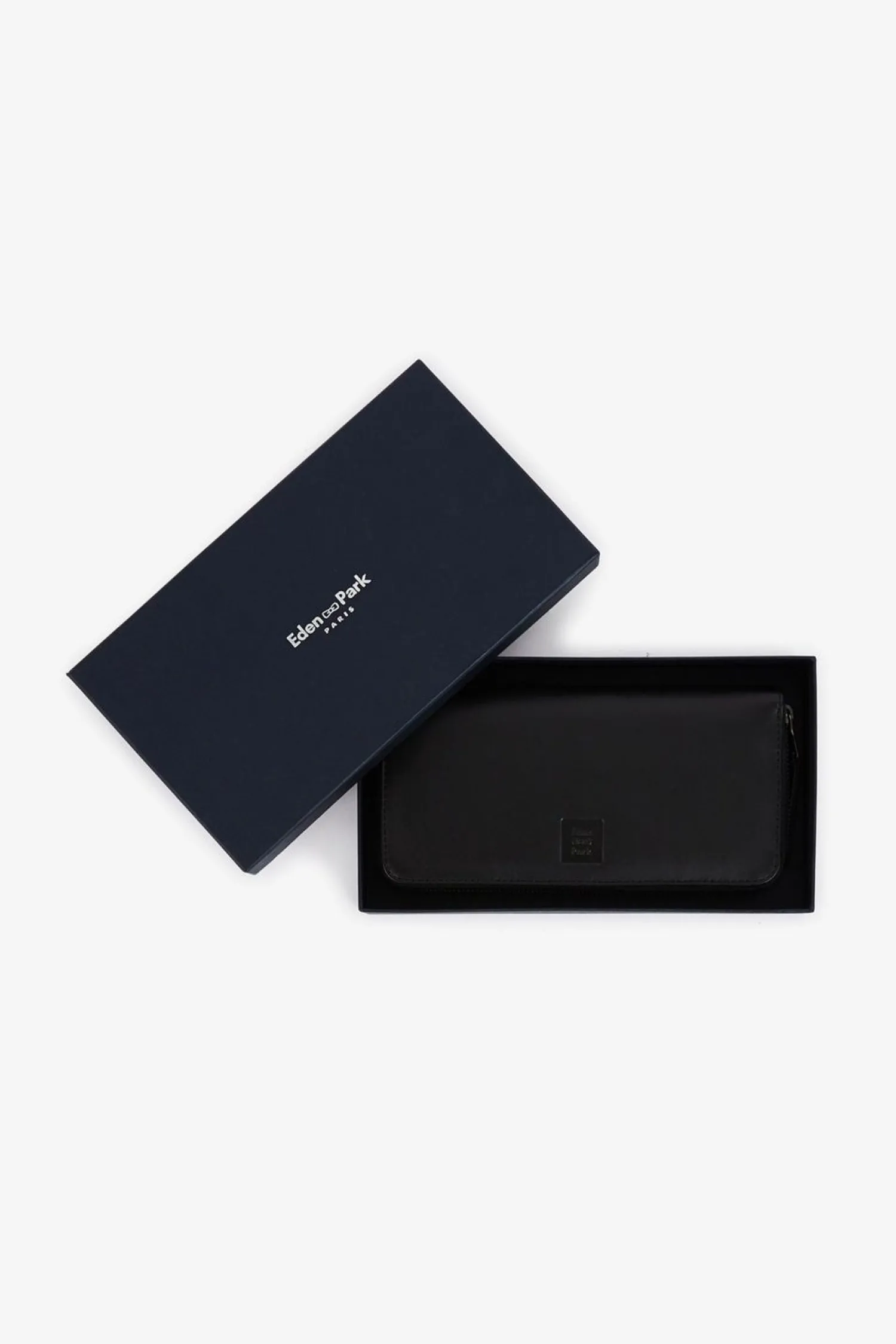 Online Portefeuille Noir Rectangulaire En Cuir Homme Portefeuilles